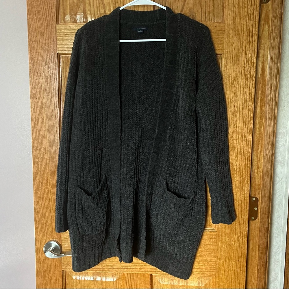 Fuzzy Knit Cardigan